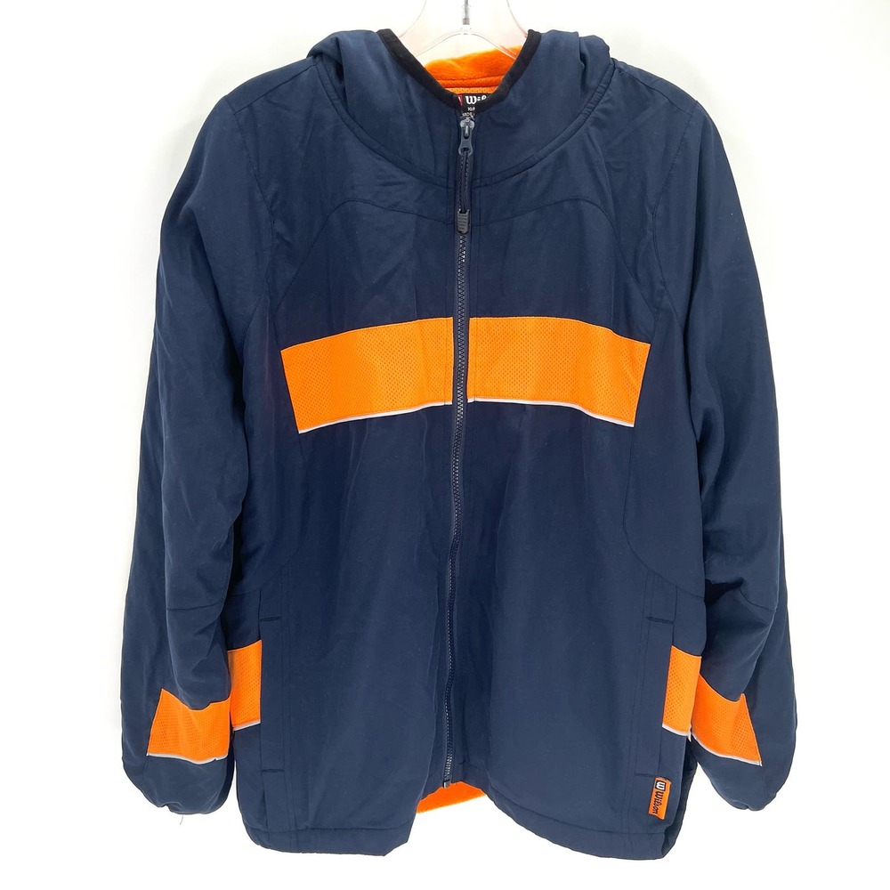 Wilson tennis boys fleece lined full zip jacket